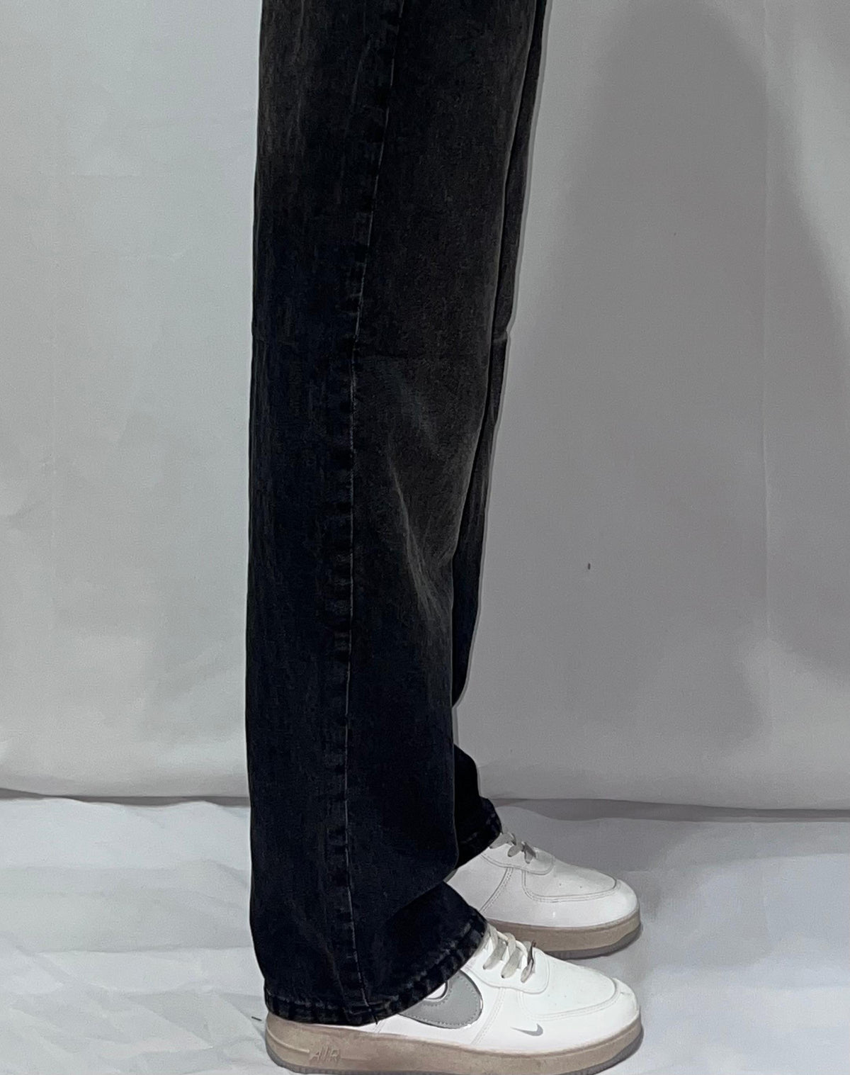 Washed Black Baggy Denim Jeans