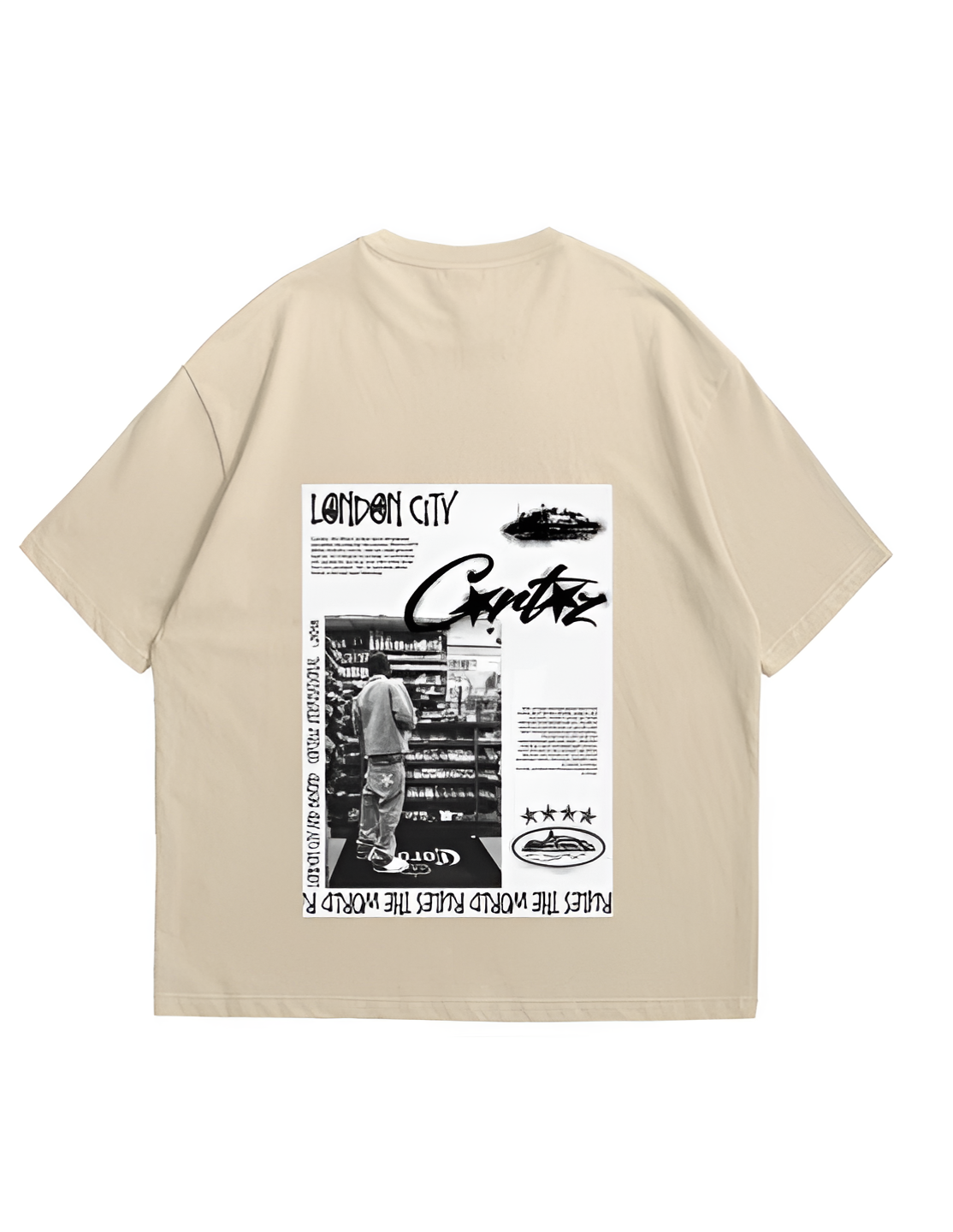Vintage Magazine Style Graphic T-Shirt